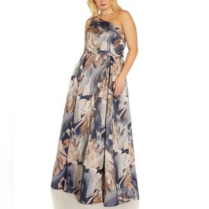 Aidan Mattox 1 shoulder gown